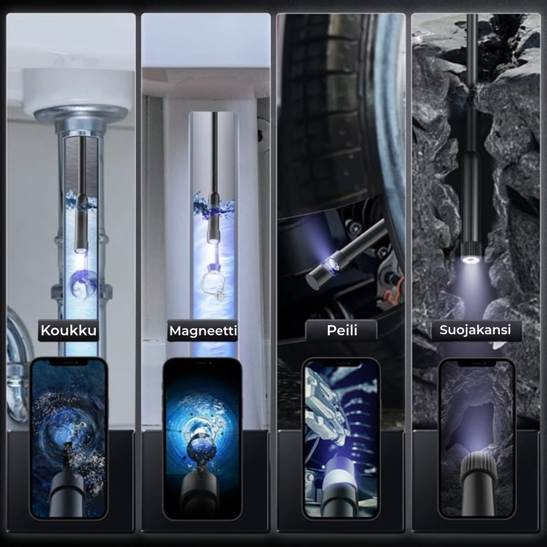 Ammattilaiskäyttöön tarkoitettu Plug & Play -endoskooppikamera