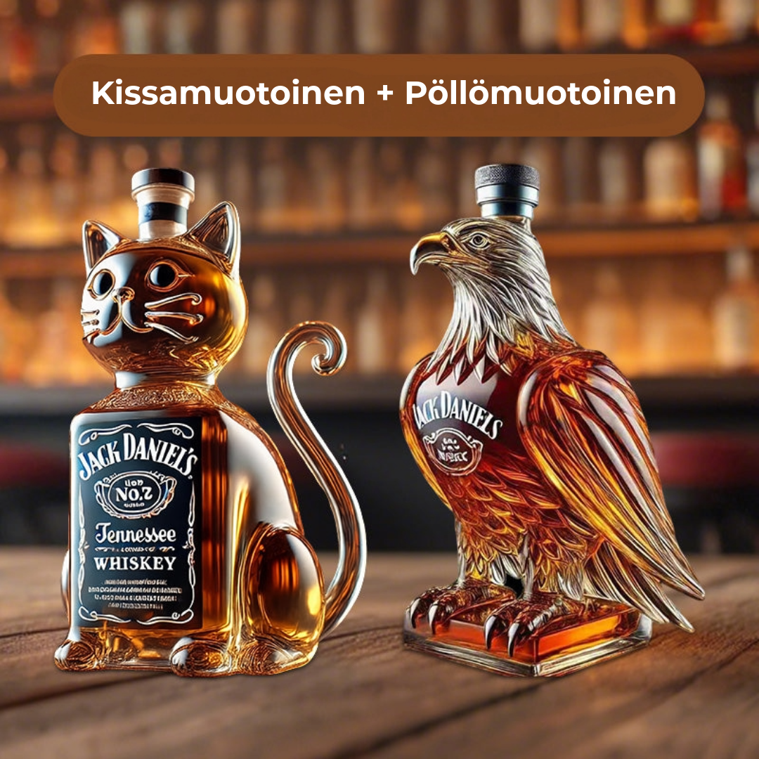 Eläinmuotoinen Viskipullo