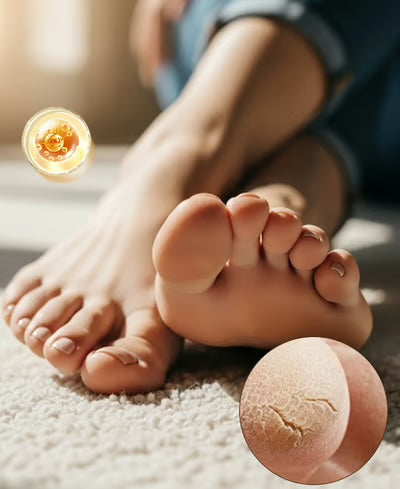 Kovettumia poistava jalkasuihke