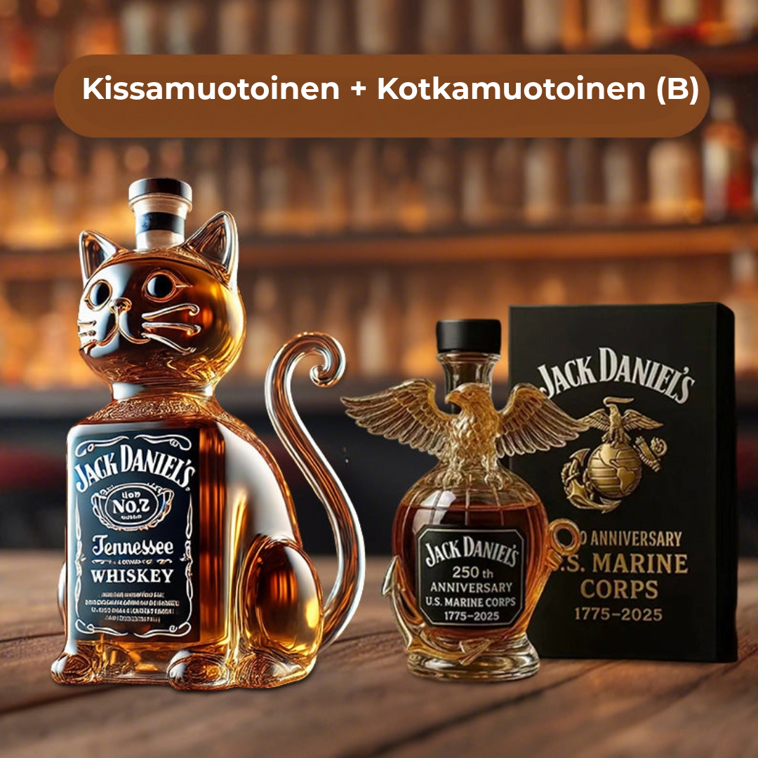 Eläinmuotoinen Viskipullo