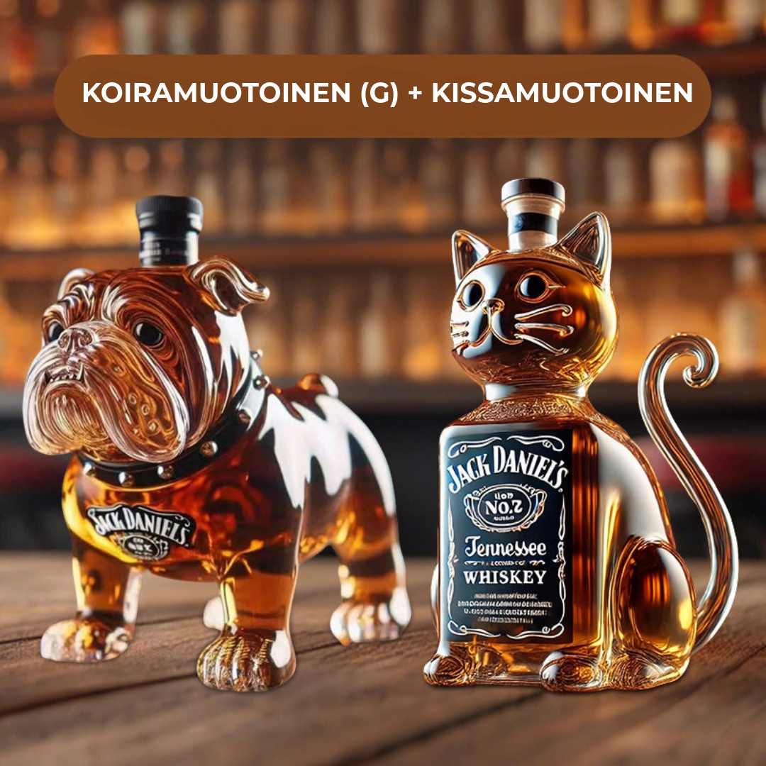 Eläinmuotoinen Viskipullo