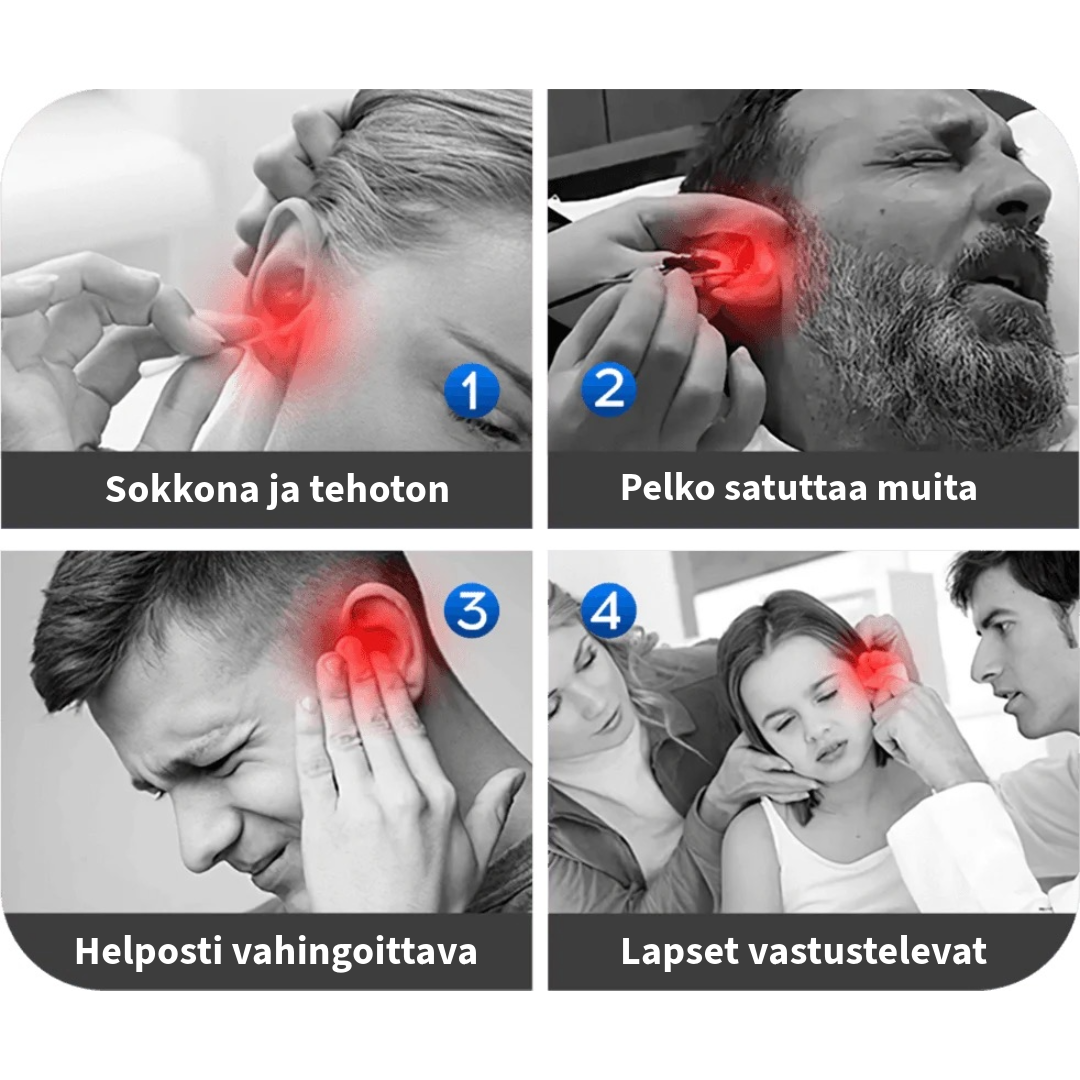 Ammattilaistason korvavahanpoistaja kameralla