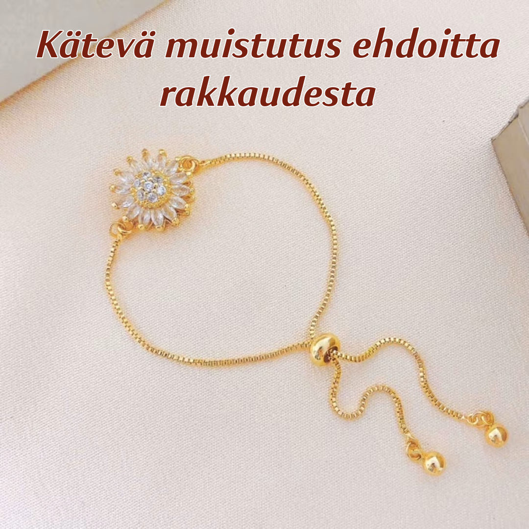 Ylellinen Auringonkukka-rannekoru