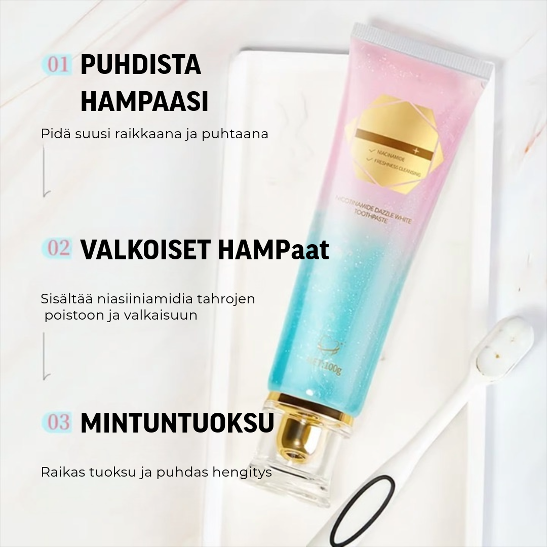 Valkaiseva hammastahna