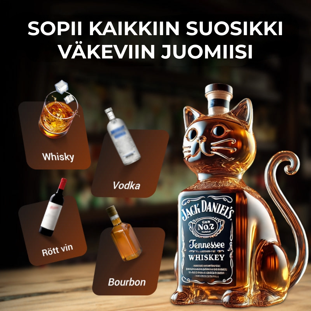 Eläinmuotoinen Viskipullo