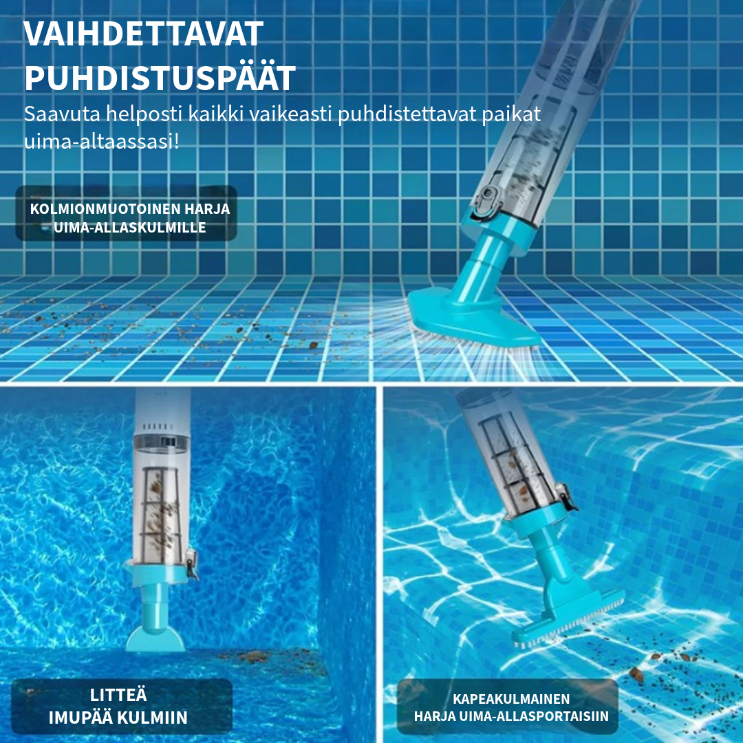 3-in-1 langaton allasimuri