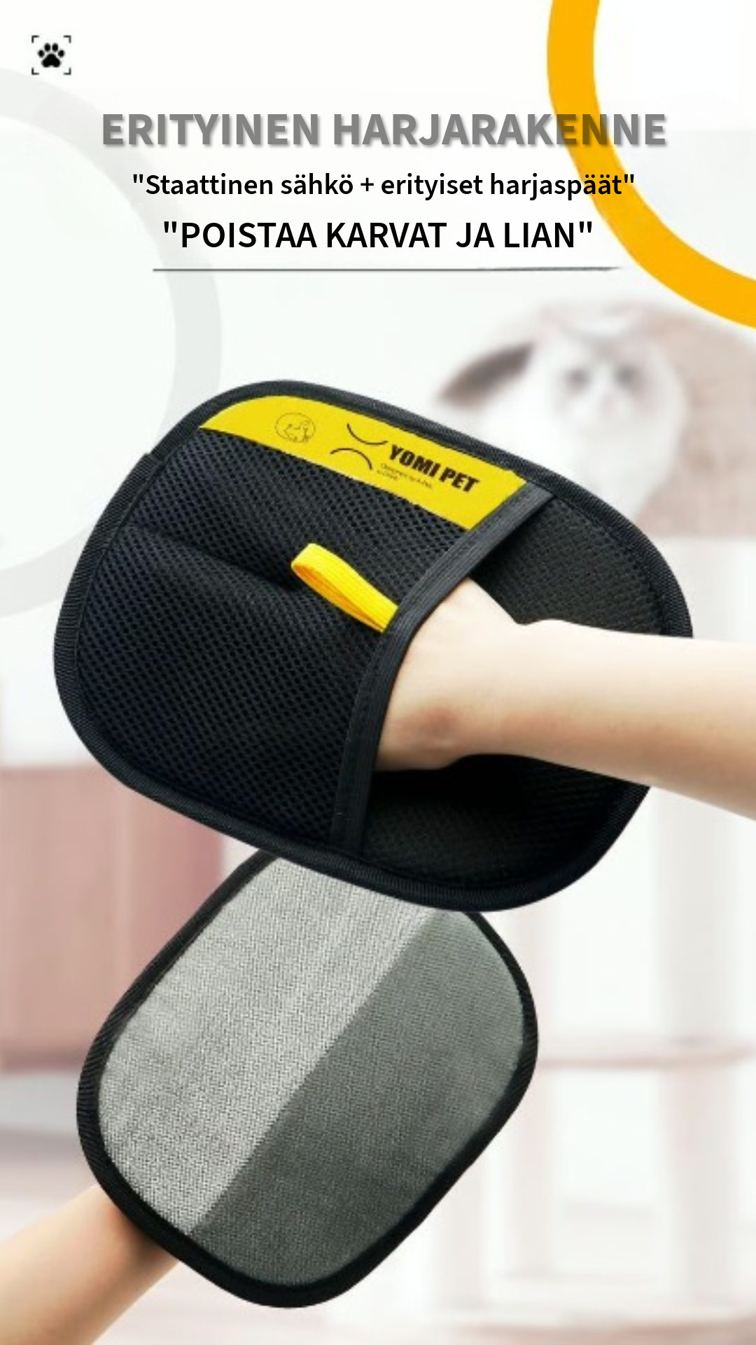 Sähköstaattinen karvanpoistohanska