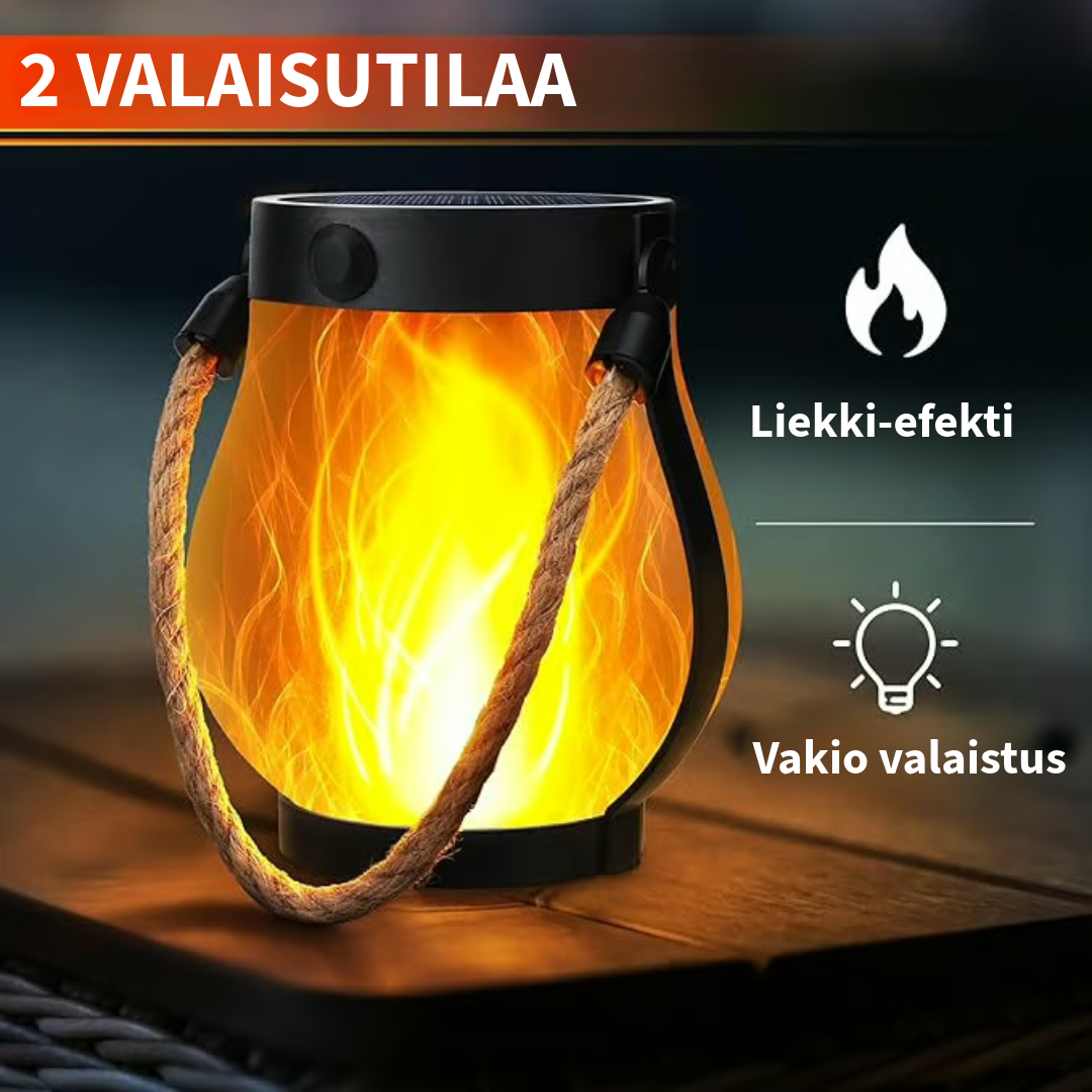 tanssivat lamput aurinkovalo lamppu