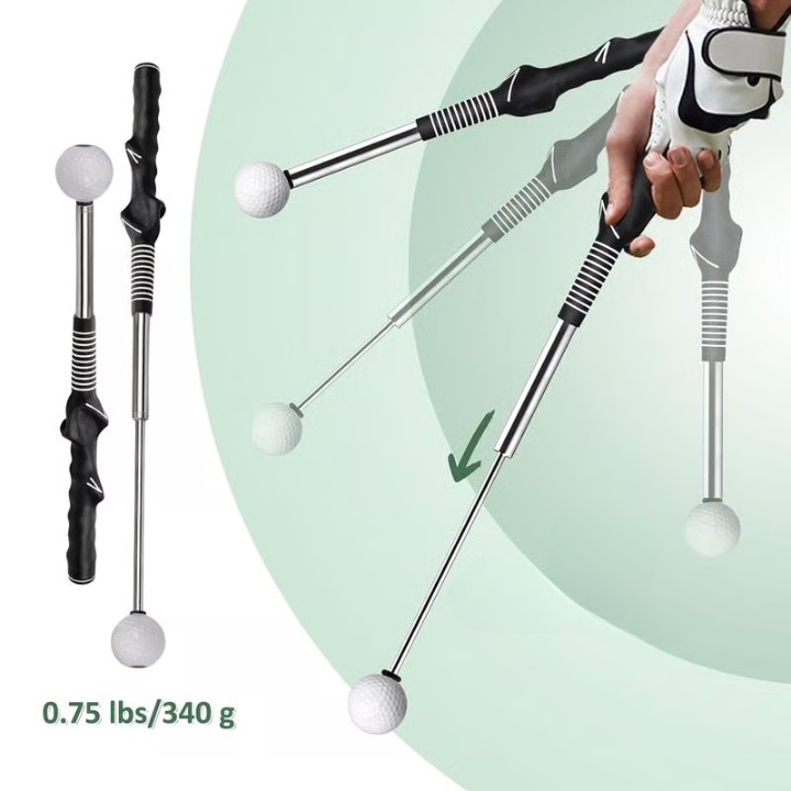 Teleskooppiklubi, laajennettava golfin harjoitusapu