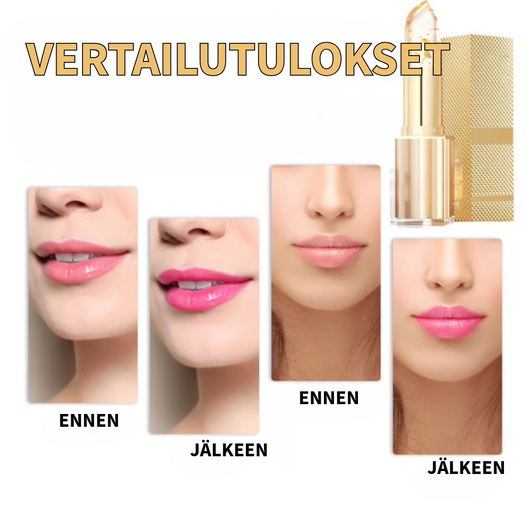 Väriä vaihtava huulipuna