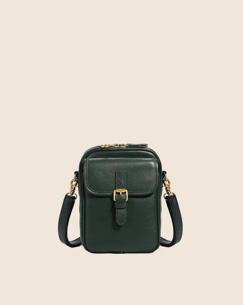 Monikäyttöinen nahkalaukku