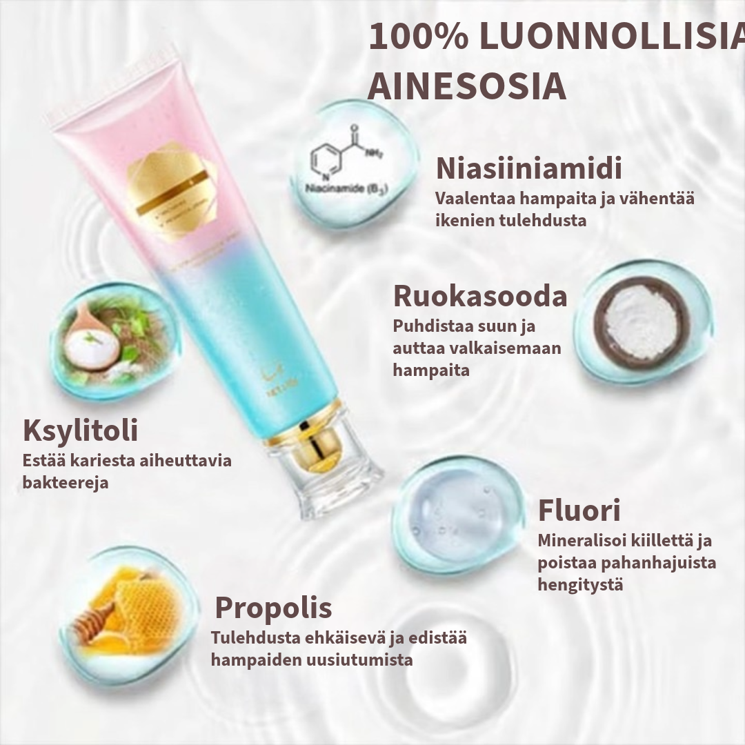 Valkaiseva hammastahna