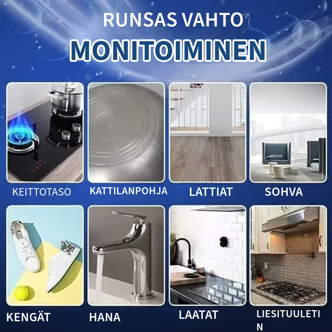 Taianomainen monipuhdistusaine