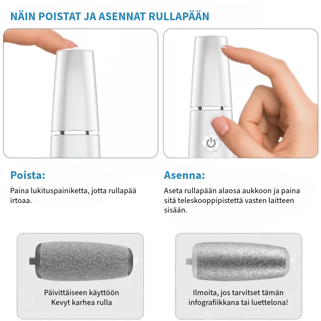 Sähköinen kovettumanpoistaja