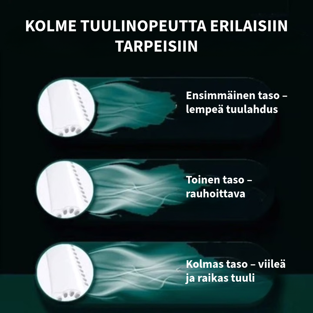 Kannettava niskatuuletin