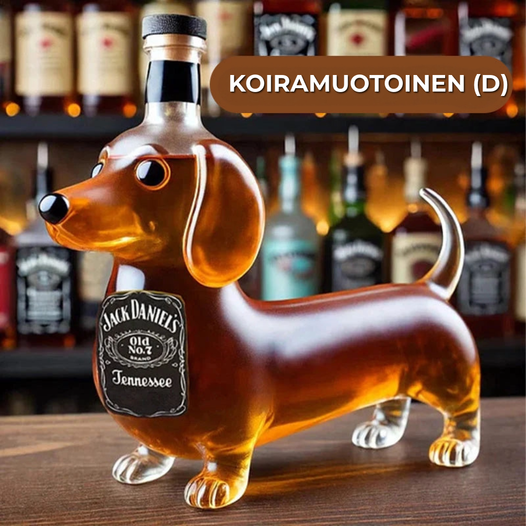 Eläinmuotoinen Viskipullo