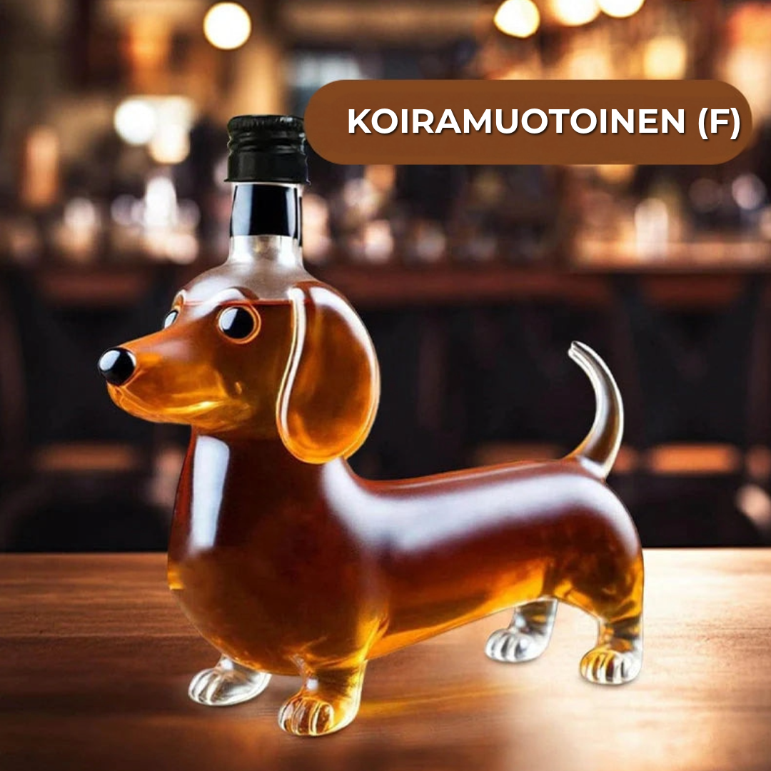 Eläinmuotoinen Viskipullo
