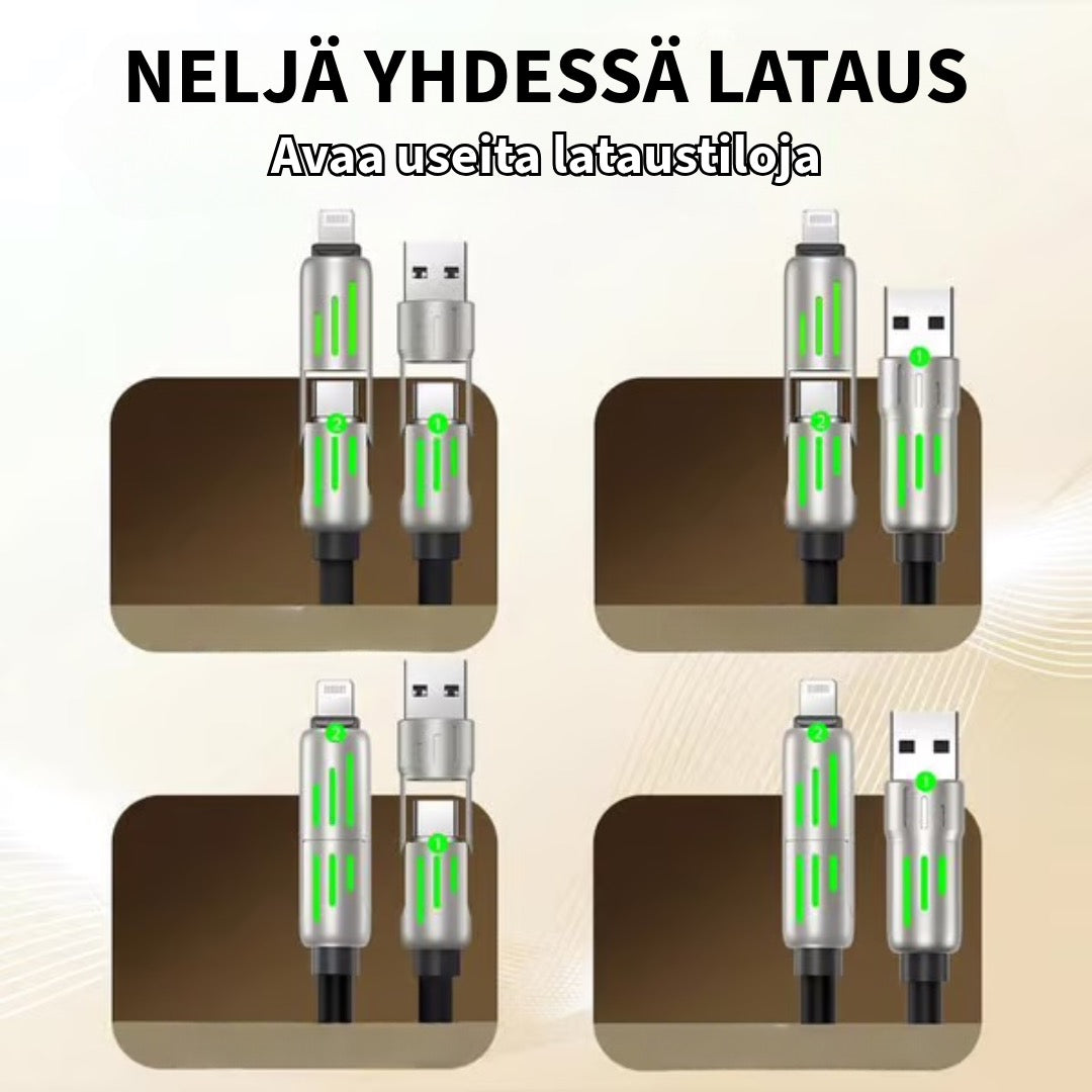 4-in-1 Latauskaapeli