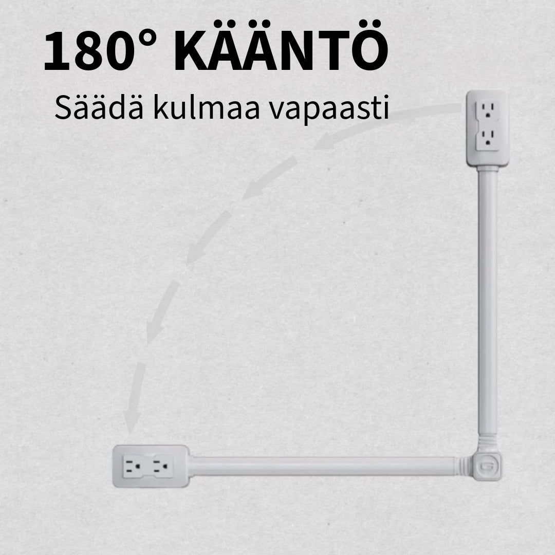 Kääntyvä Pistorasialaajennus