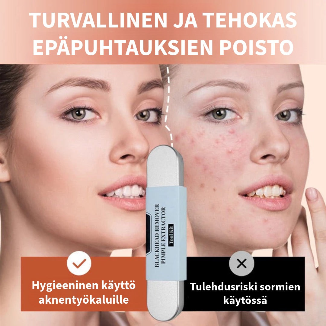 Ruostumattomasta Teräksestä Valmistettu Mustapääpoistosetti