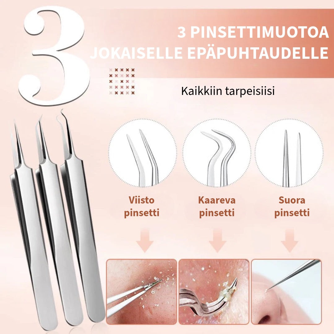 Ruostumattomasta Teräksestä Valmistettu Mustapääpoistosetti