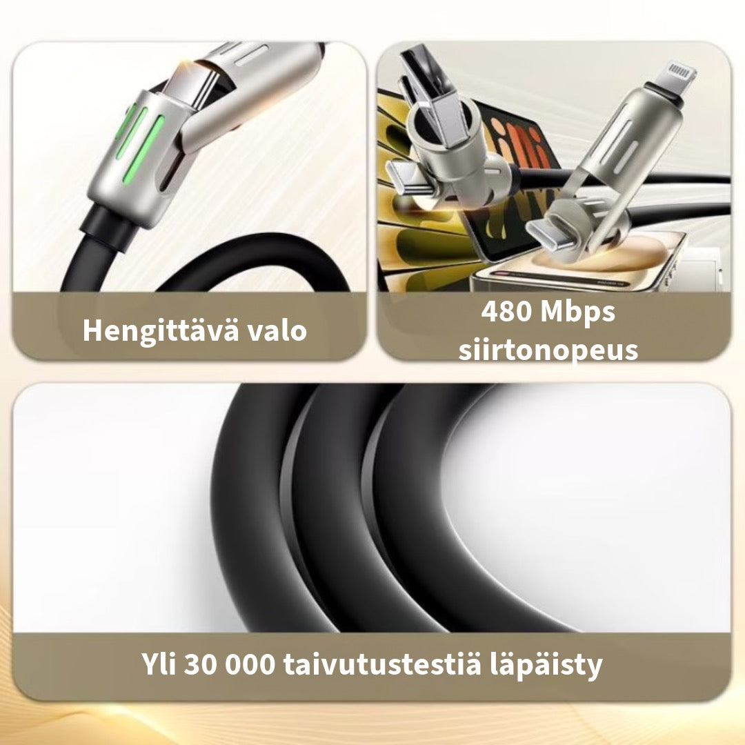 4-in-1 Latauskaapeli