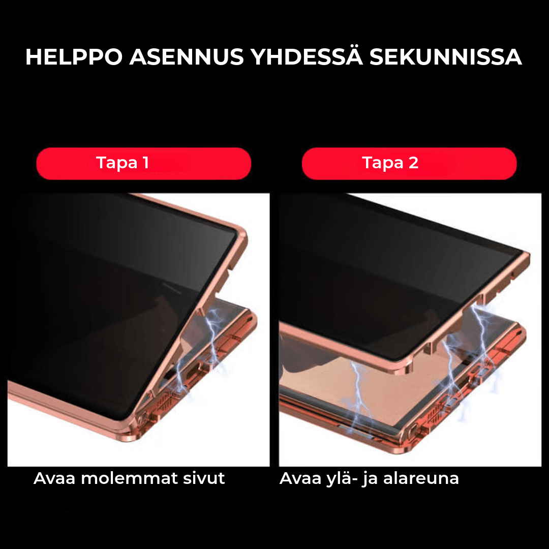 Kaksipuolinen älypuhelimen suojakuori