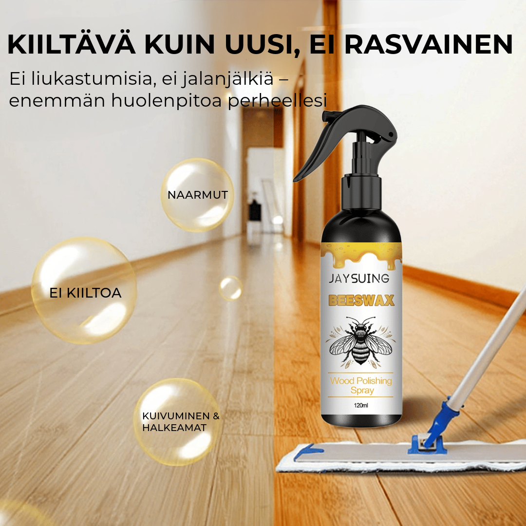 Mehiläisvahapohjainen puun kunnostusvaha