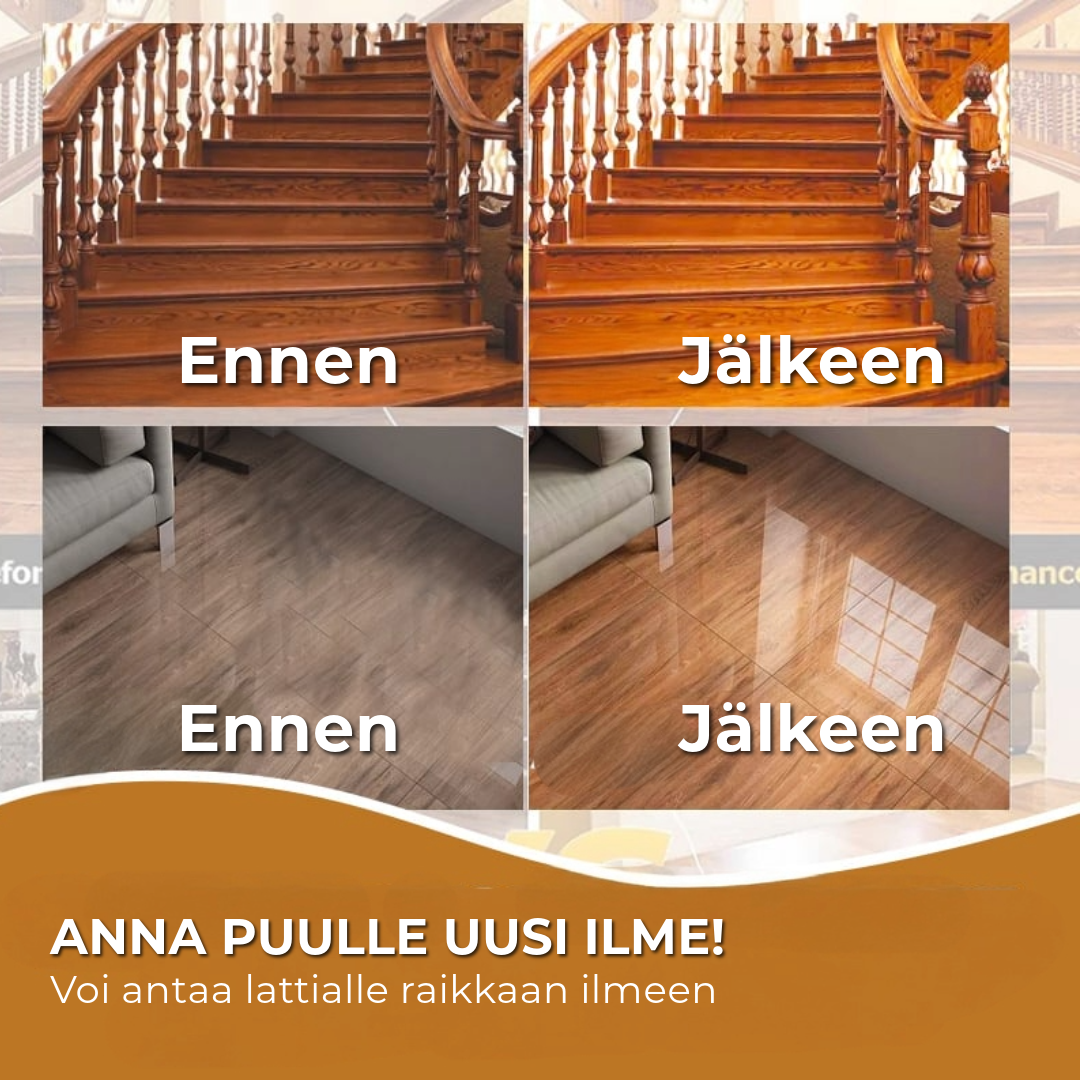 Mehiläisvahapohjainen puun kunnostusvaha