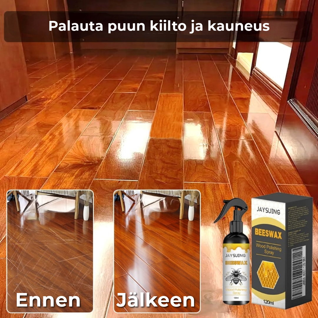 Mehiläisvahapohjainen puun kunnostusvaha