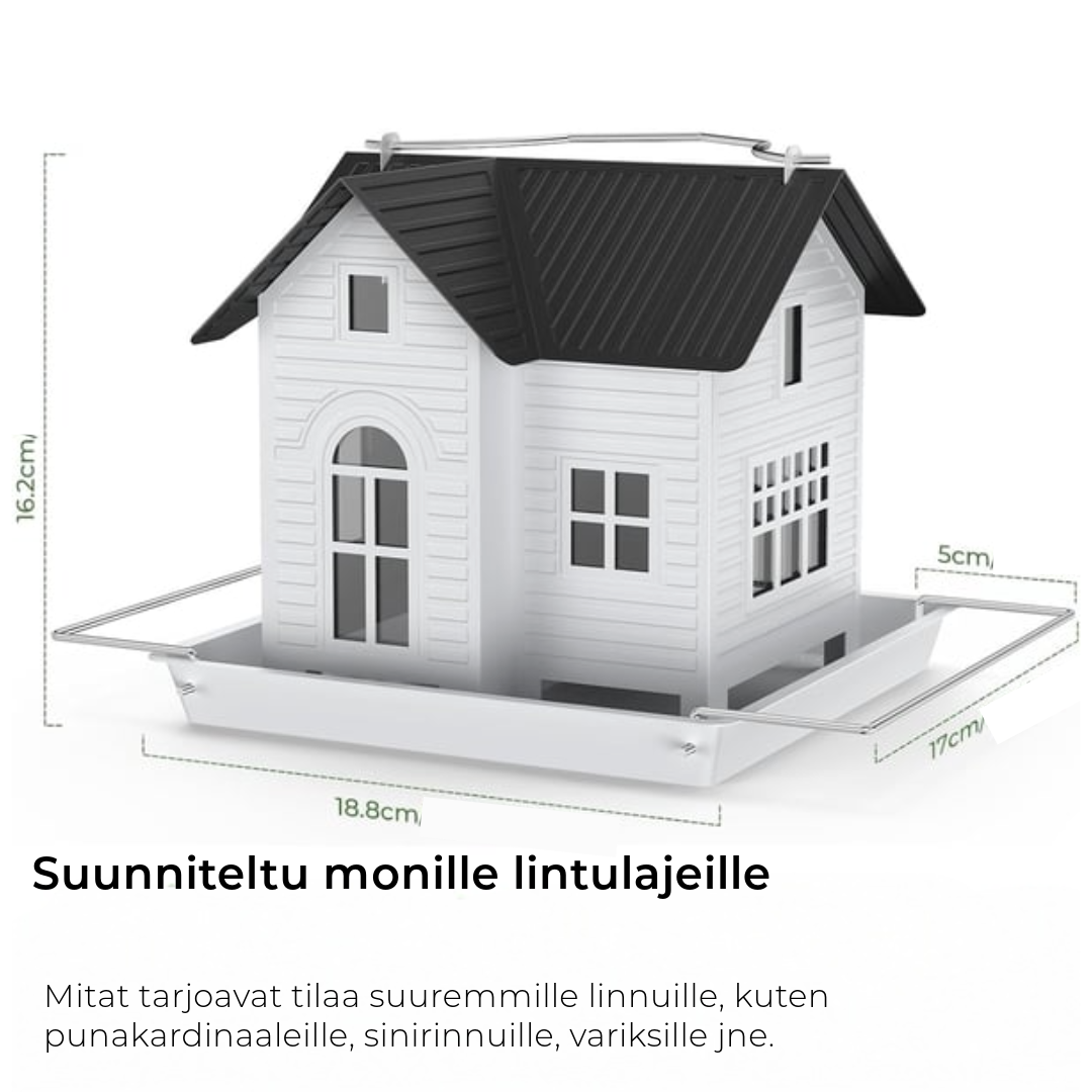 Aurinkokäyttöinen Linnunpönttö
