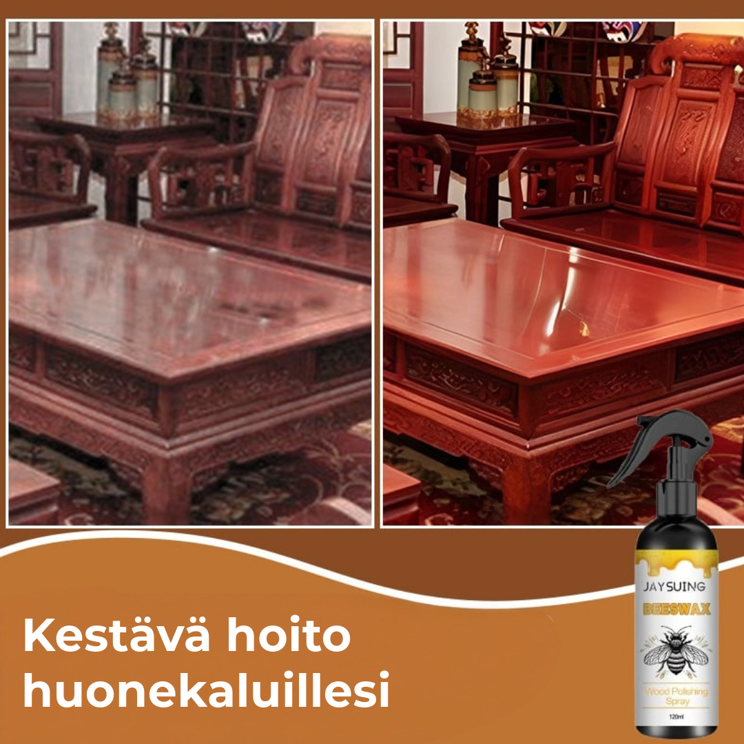 Mehiläisvahapohjainen puun kunnostusvaha