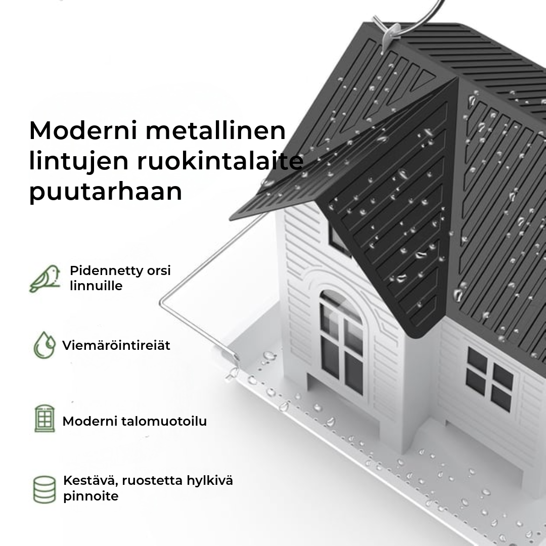 Aurinkokäyttöinen Linnunpönttö