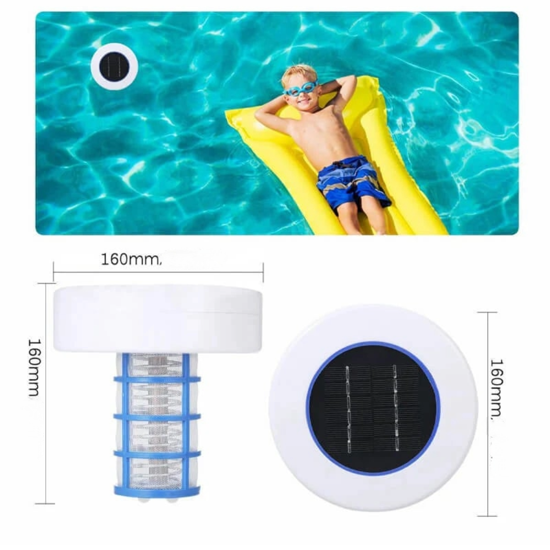 Aurinkoenergia uima-allas ionisaattori