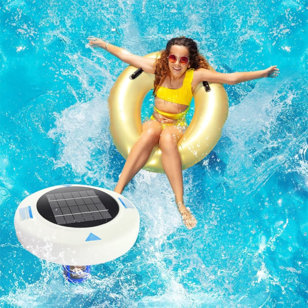 Aurinkoenergia uima-allas ionisaattori