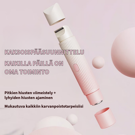 Mukava 2-in-1 Parranajokone Naisille