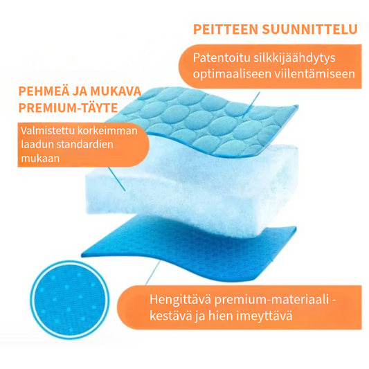 Innovatiivinen lemmikkien jäähdytyspeite