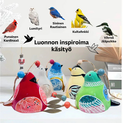 Tuulikellon teline linnunlaululla