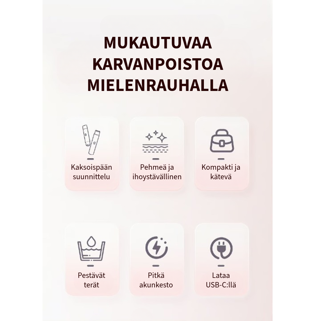 Mukava 2-in-1 Parranajokone Naisille