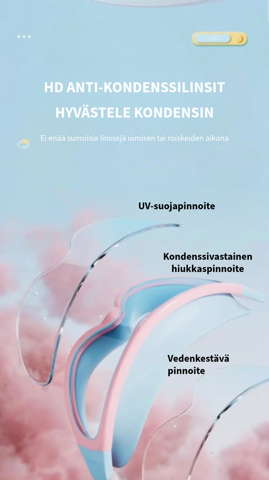 HD Anti-Huurtuva Uimilasit