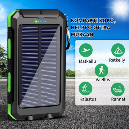 Vedenkestävä Aurinkoenergialla Toimiva Varavirtalähde