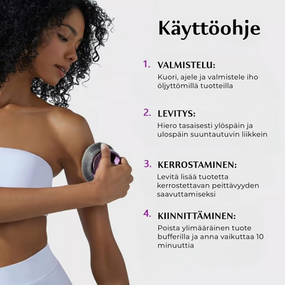 Vedenkestävä meikkivoide vartalolle ja kasvoille