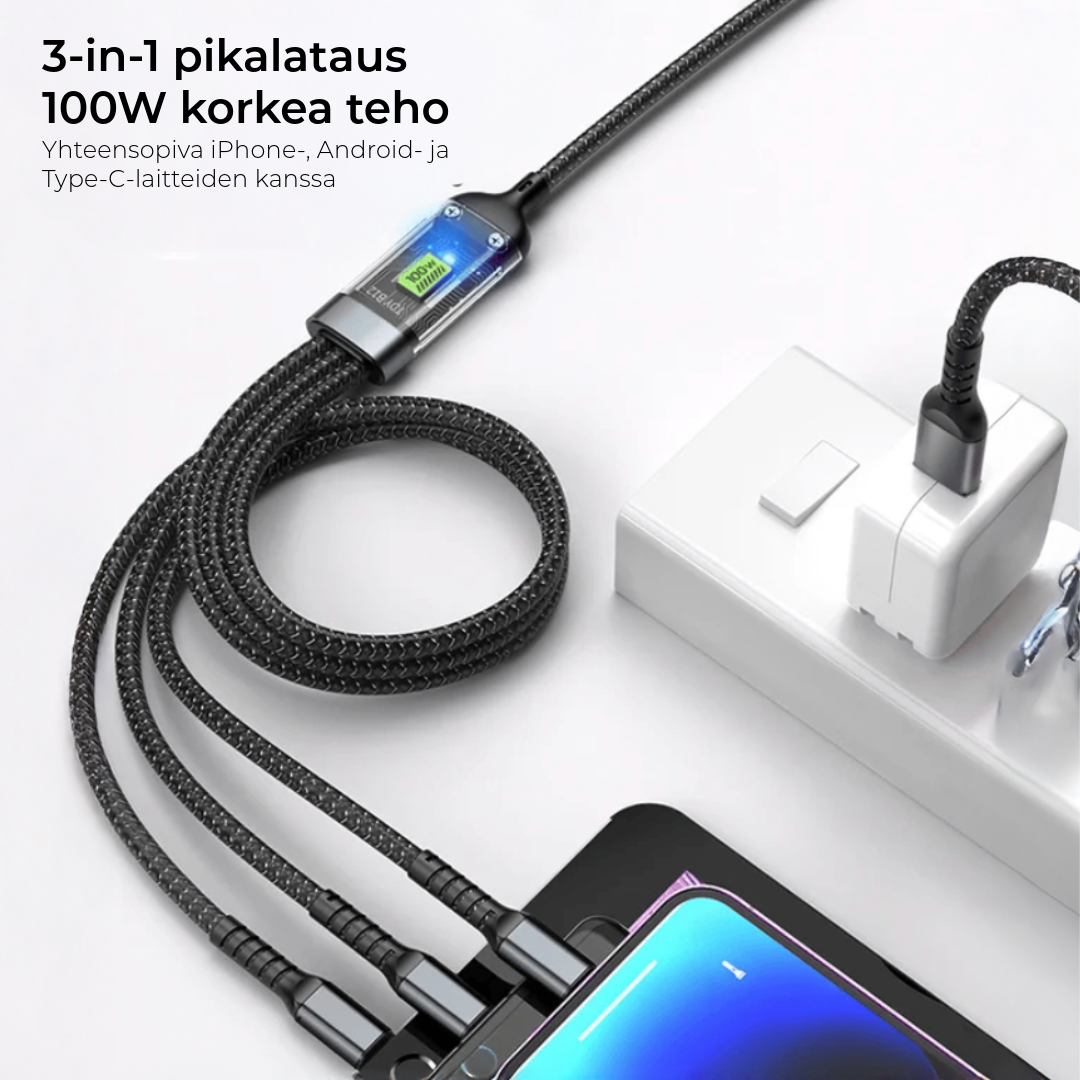 100W 3-in-1 Laturi