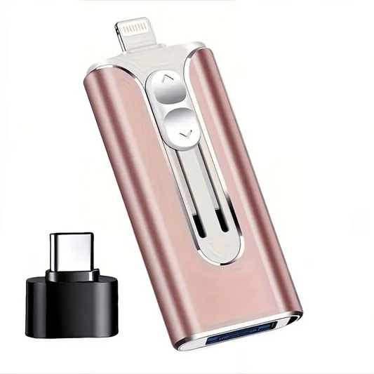 Ammattilaisen Flash-asema USB-C-sovittimella