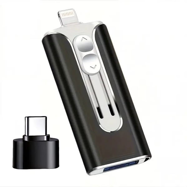 Ammattilaisen Flash-asema USB-C-sovittimella